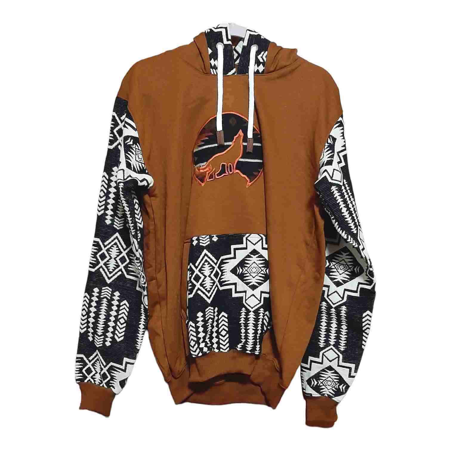 ecuador hoodies howling wolf mustard lg 1a