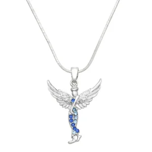 Angel Necklace White Gold-s1 blue-5