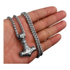 Thor Hammer Stainless Steel Necklace3