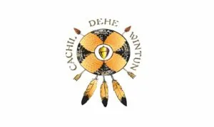 cachildehe band of wintun indians of the colusa indian community of the colusa rancheria flag krazy bear
