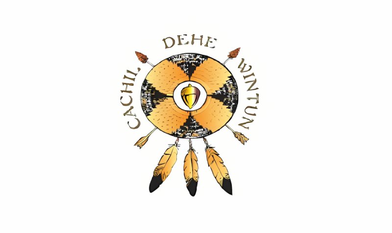 cachildehe band of wintun indians of the colusa indian community of the colusa rancheria flag krazy bear