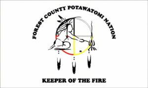 forest county potawatomi flag krazy bear