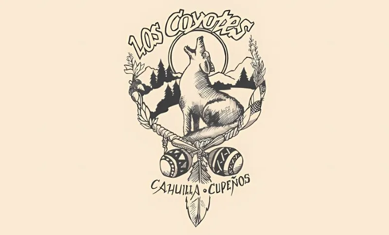 loscoyotes band of cahuilla flag krazy bear
