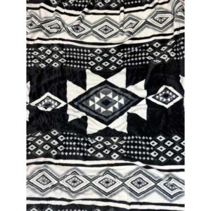 Native Design Fleece Blanket Black