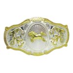 Charro Horse Belt Buckle - small