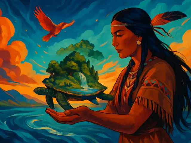 Cherokee story of Creation – A Cherokee Legend.