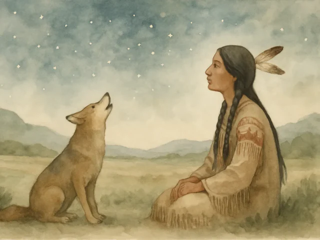 Native American Legend : Coyote and the Stars.