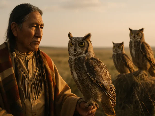 The Man and The Owls